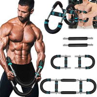 , 44-110Lbs Twister Arm Exerciser, Forearm Triceps Chest Enhanced Exercise Strengthener, Portable Fitness Equipment for Home